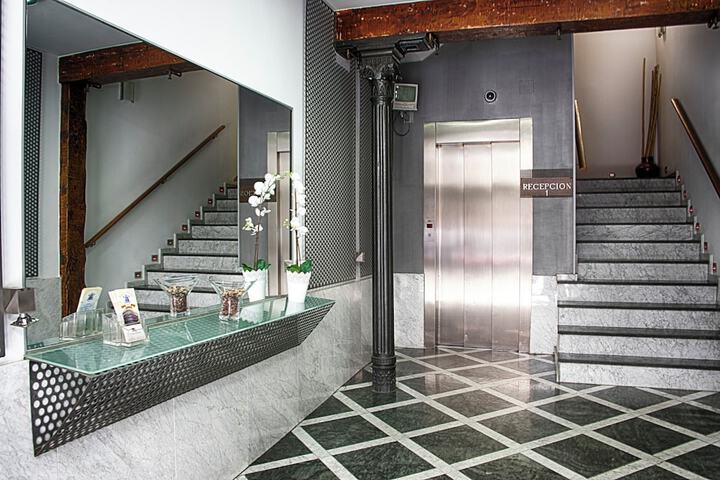 Interior entrance