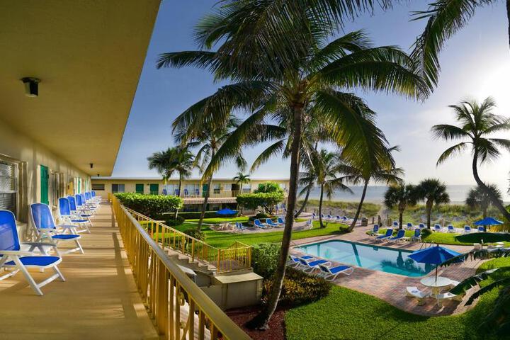 Exterior of Tropic Seas Resort