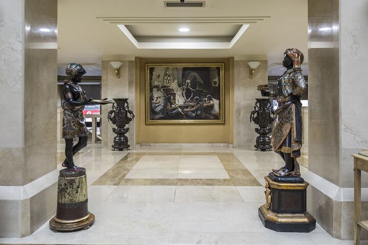 Interior entrance