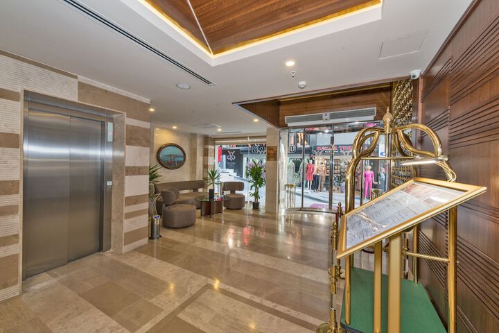 Interior entrance