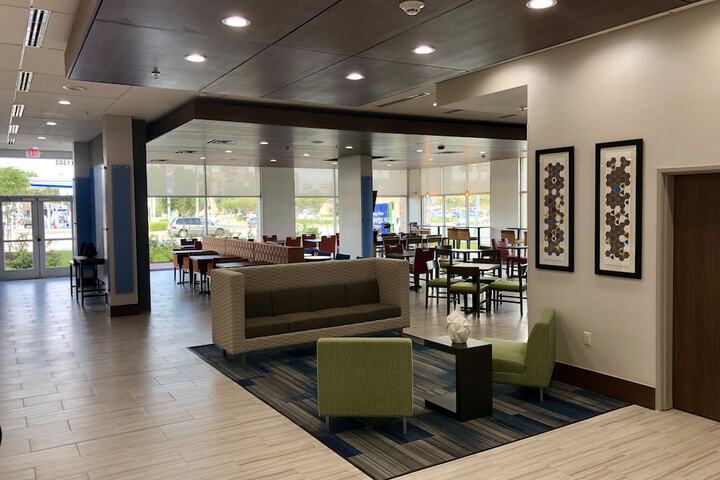 Lobby sitting area