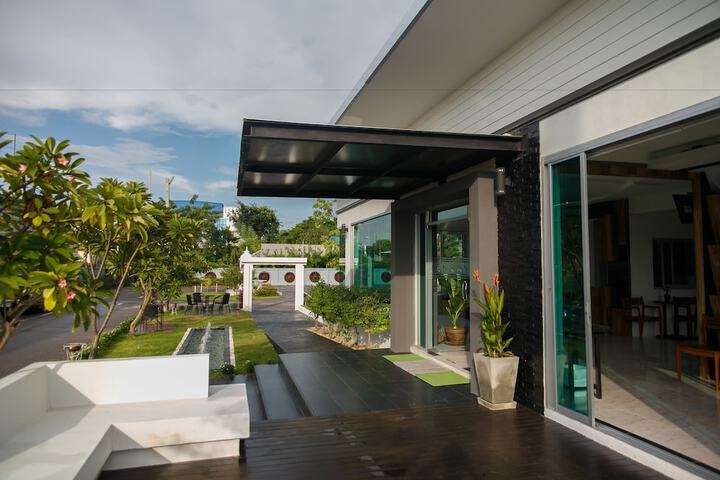 Interior entrance