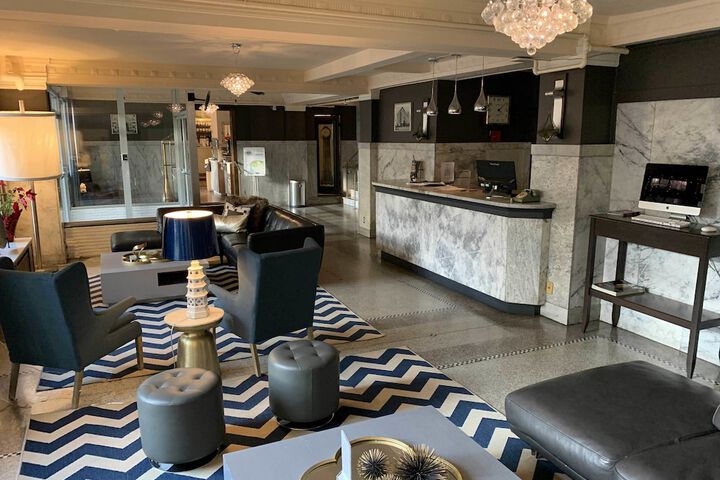 Lobby sitting area