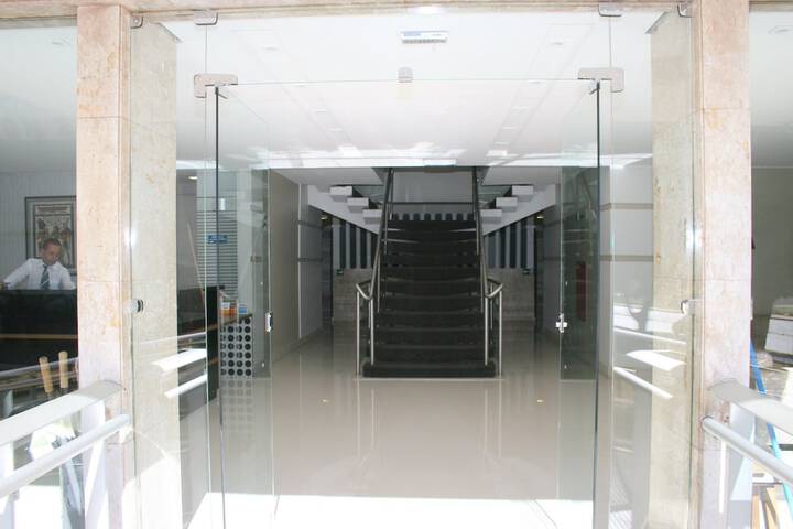 Interior entrance