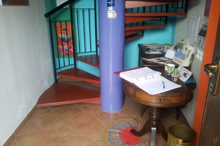 Interior entrance