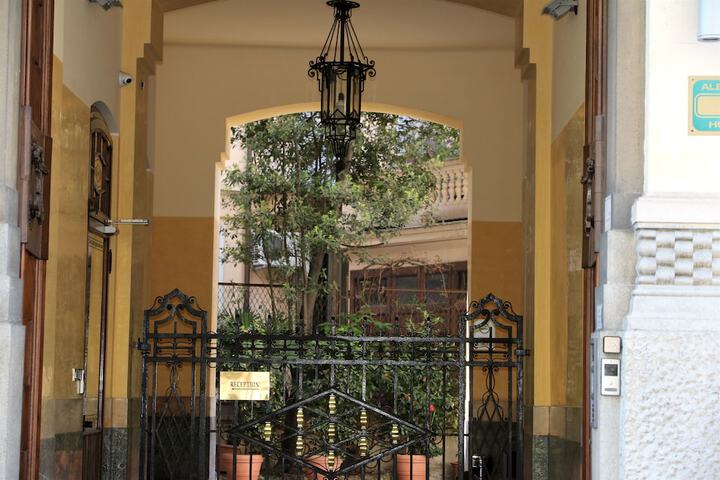 Interior entrance