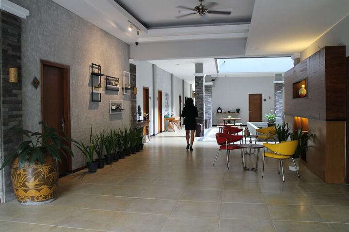 Interior entrance