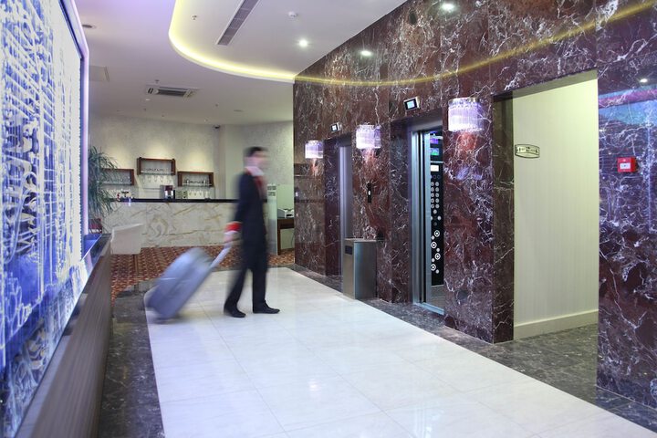 Interior entrance