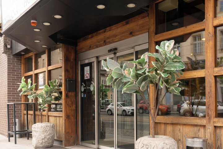 Interior entrance