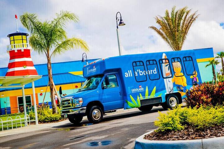 Theme park shuttle