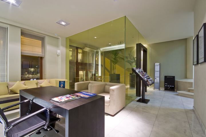 Interior entrance