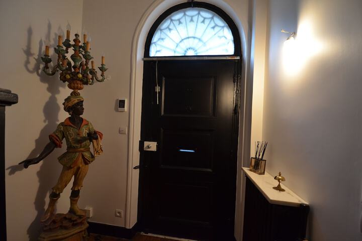 Interior entrance