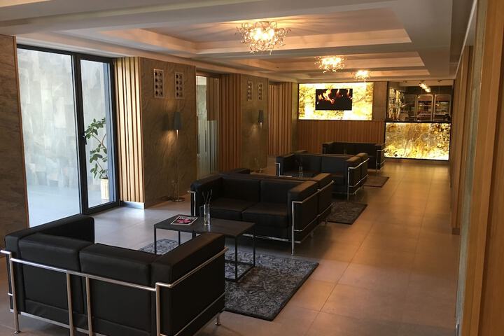 Interior entrance