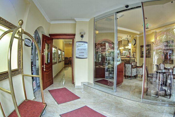 Interior entrance