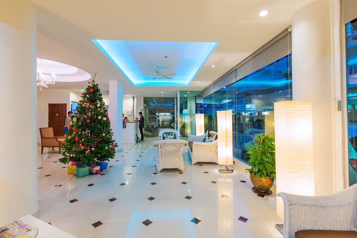 Interior entrance