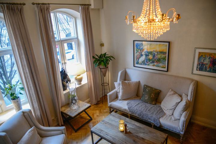 Lobby sitting area
