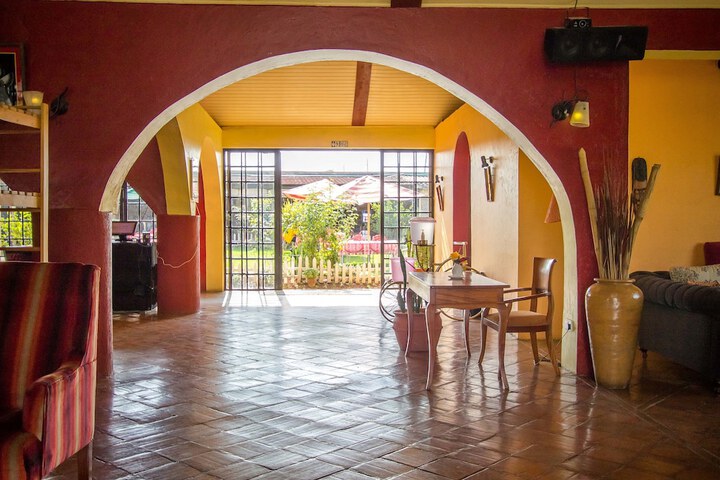 Interior entrance