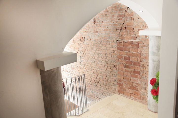 Interior entrance