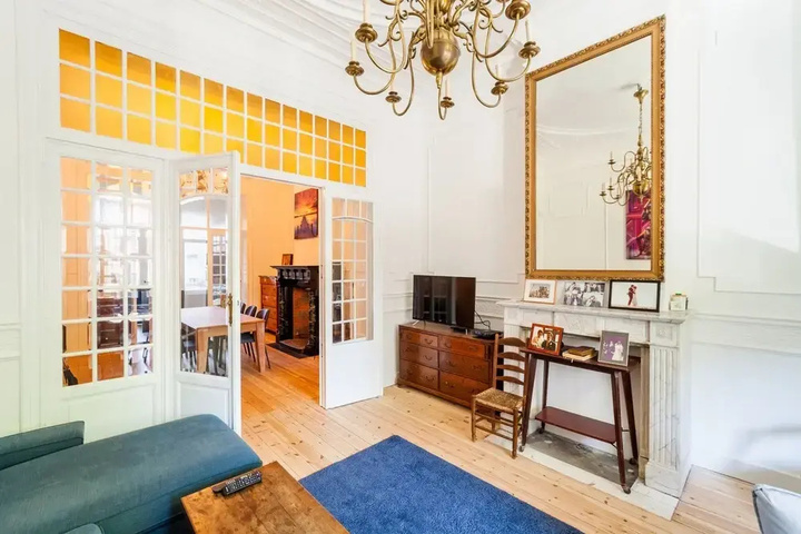 Duplex in Art Nouveau House in St. Gilles City Center