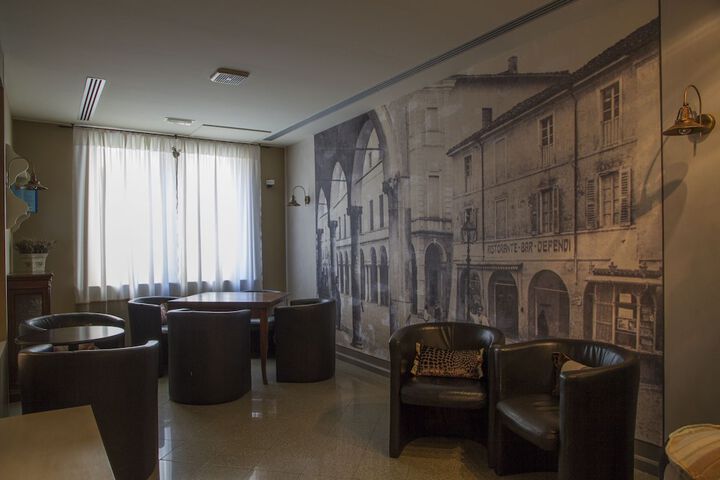 Lobby sitting area