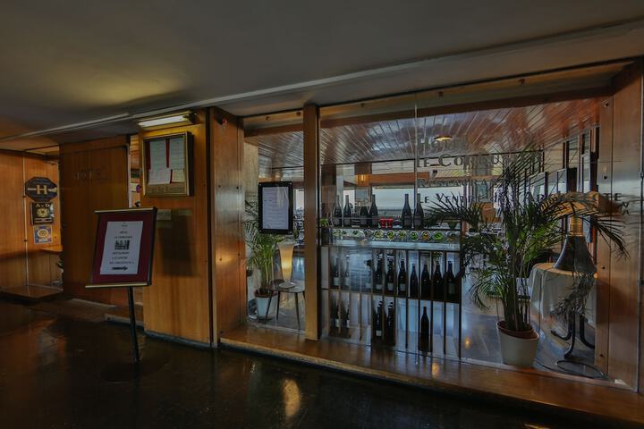 Interior entrance