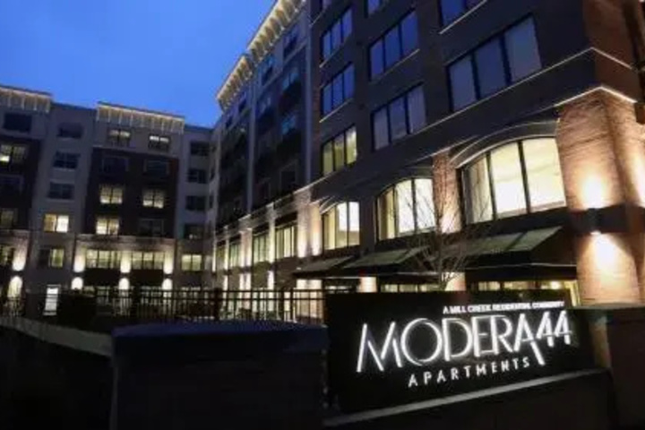 Exterior of Global Luxury Suites in Downtown Morristown
