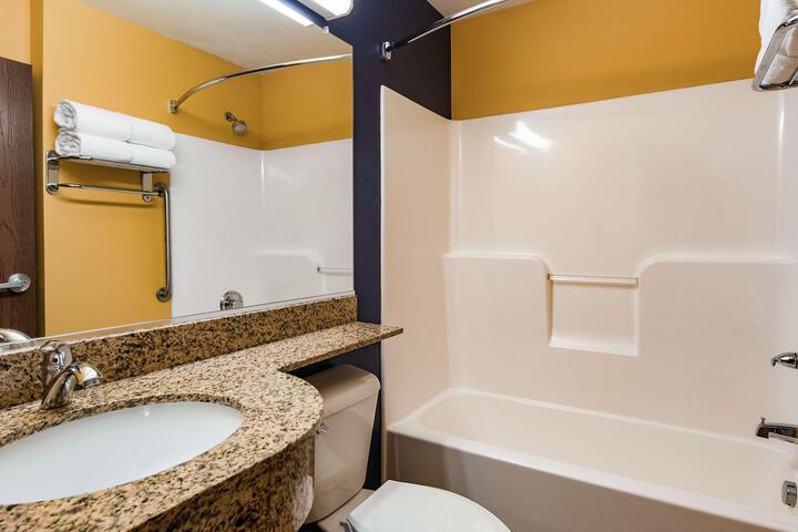 Accessible 1 Queen Mobility Accessible Communication Assistance Bathtub Living Area Sofa Bed (2 of 20)