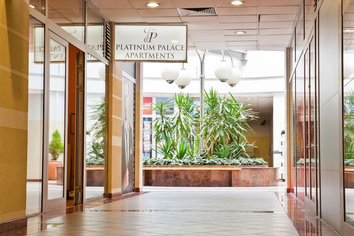 Interior entrance