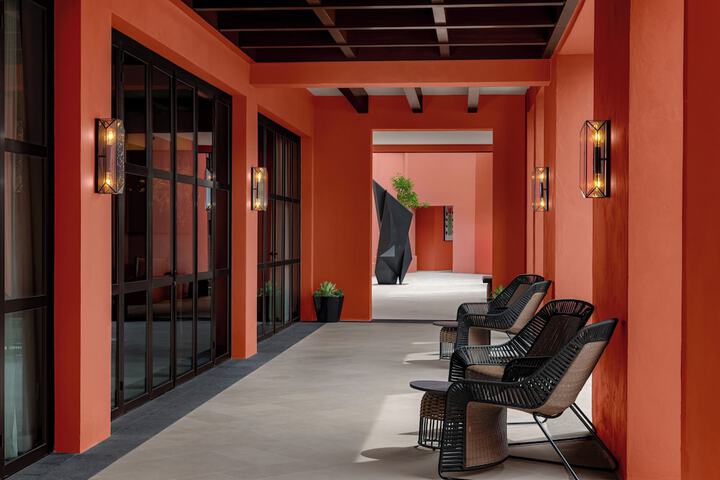 Lobby sitting area