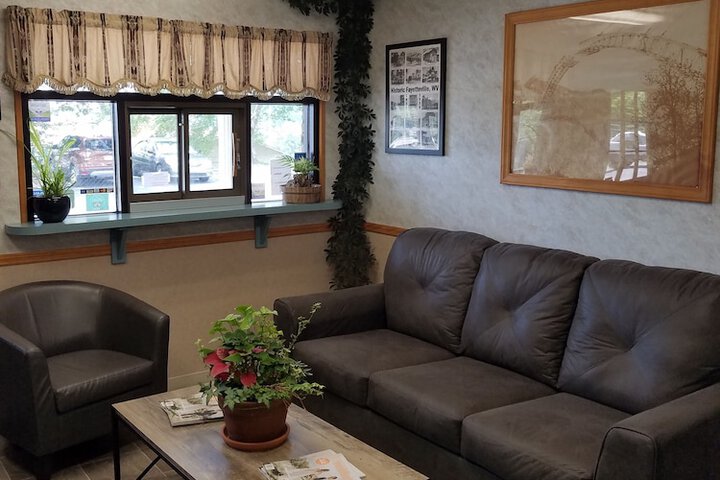 Lobby sitting area