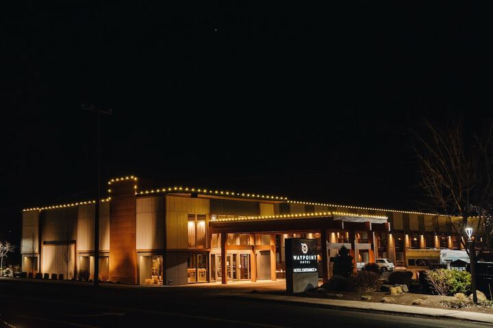 Front of property - evening/night