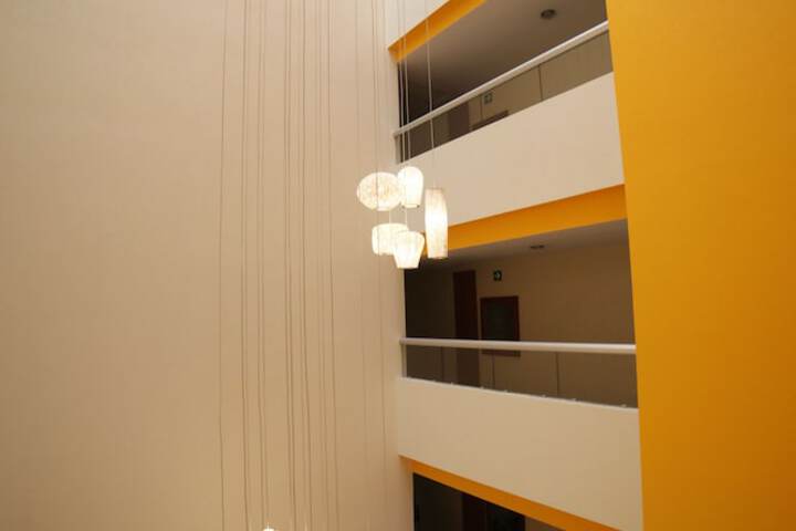 Interior entrance
