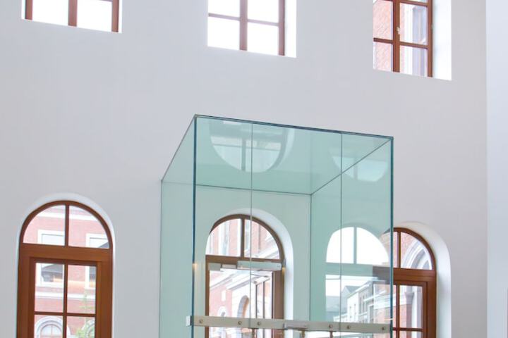 Interior entrance