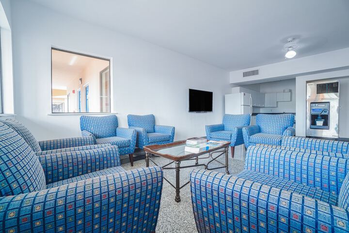 Lobby sitting area