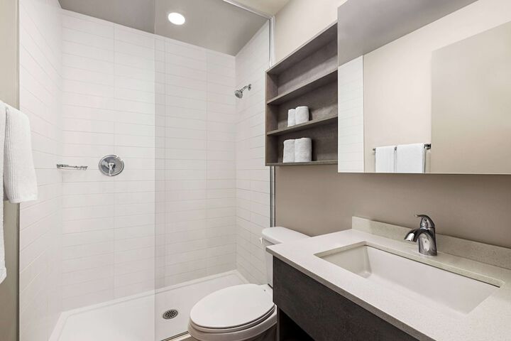 1 Queen Bed Mobility Accessible Roll in Shower (15 of 25)