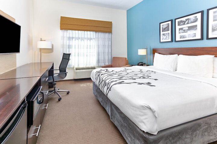 1 King Bed Deluxe Mobility Accessible Suite Roll in Shower (2 of 8)