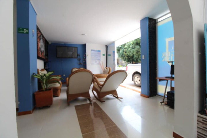 Interior entrance
