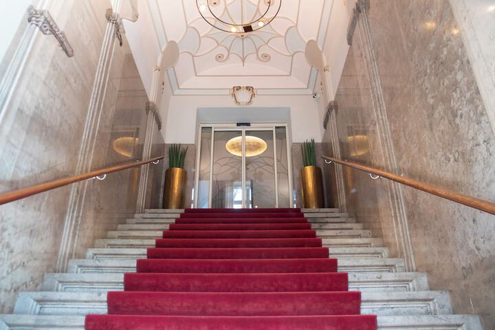 Interior entrance