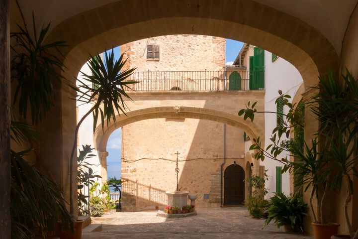 Interior entrance