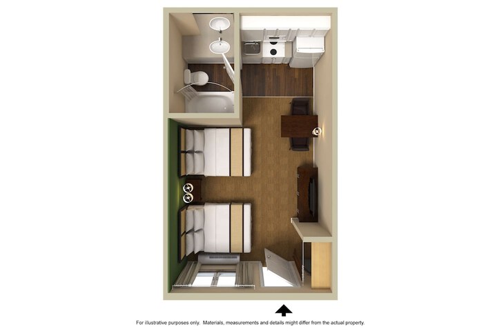 Studio 2 Double Beds (5 of 8)