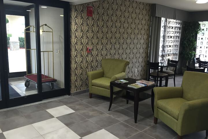 Interior entrance