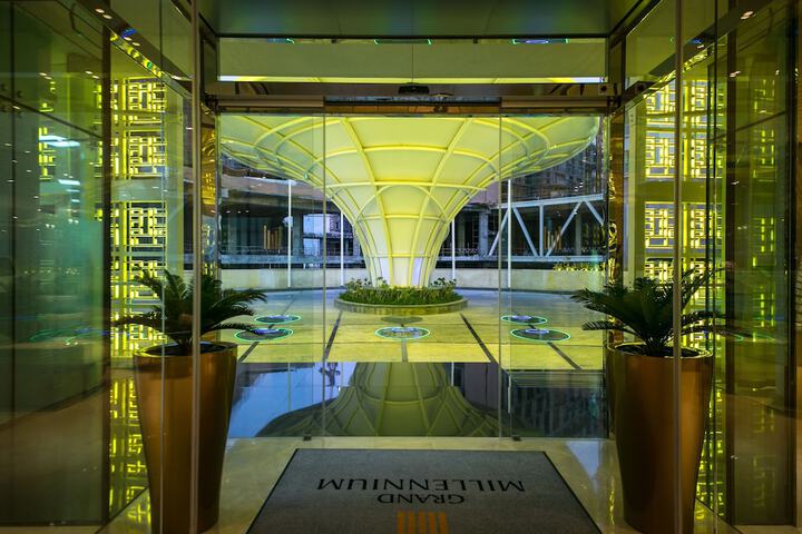 Interior entrance