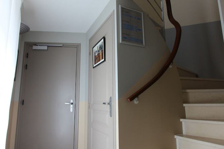 Interior entrance