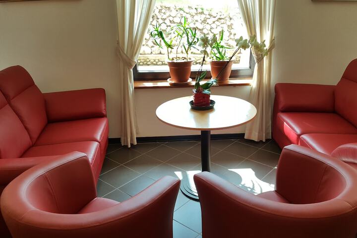 Lobby sitting area