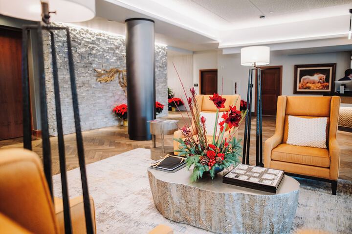 Lobby sitting area