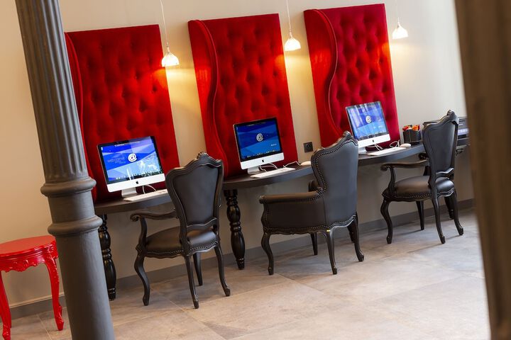 Lobby sitting area