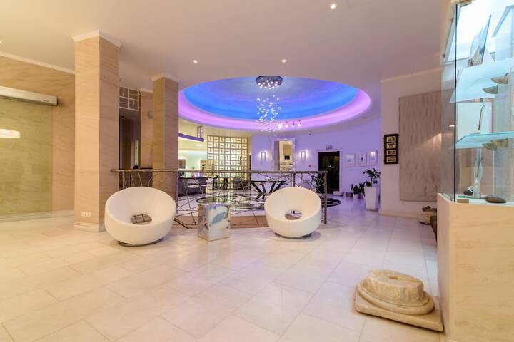 Interior entrance