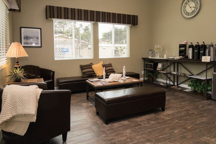 Lobby sitting area