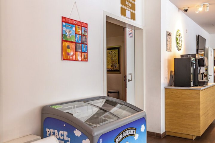 Interior entrance