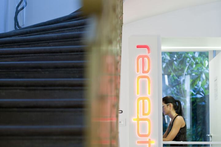 Interior entrance